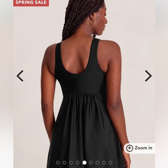 Shapermint Plus Size 4XL Essentials Swim Knot-Front Swim Dress - Picture 3 of 7